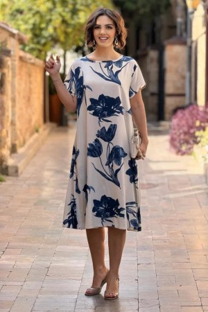 PATTERNED DRESS 188741