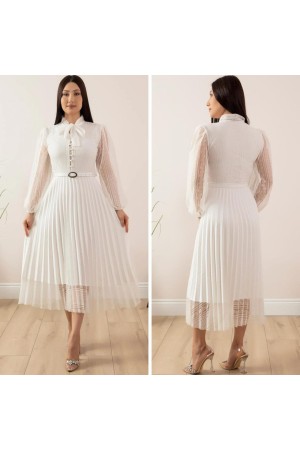 LACE DETAIL DRESS 189569
