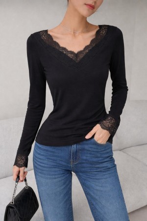 LACE DETAIL BLOUSE 188573