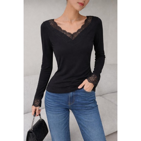 LACE DETAIL BLOUSE 188573