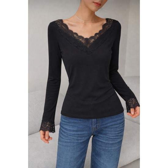 LACE DETAIL BLOUSE 188573
