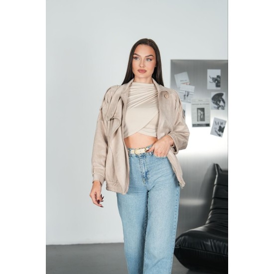 ZIP-UP MEMORY FABRIC JACKET 192301