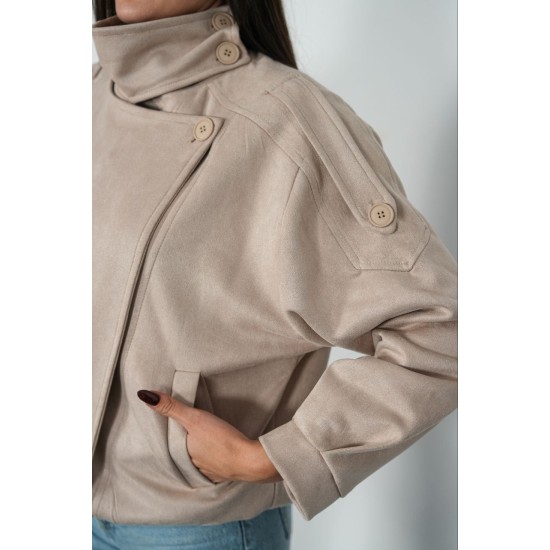 ZIP-UP MEMORY FABRIC JACKET 192301