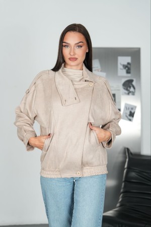 ZIP-UP MEMORY FABRIC JACKET 192301