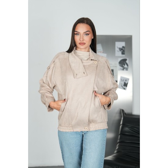 ZIP-UP MEMORY FABRIC JACKET 192301