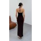 HALTER YAKA ABIYE ELBISE 189784