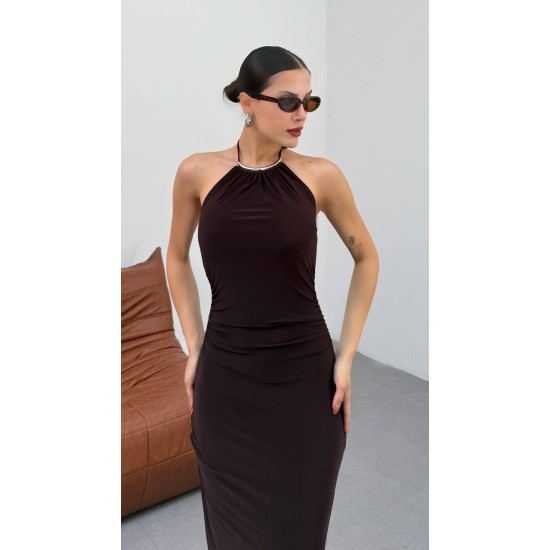 HALTER YAKA ABIYE ELBISE 189784