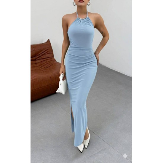 HALTER YAKA ABIYE ELBISE 189785