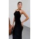 HALTER YAKA ABIYE ELBISE 189786
