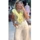 IP BAGLAMA DETAYLI FIRFIRLI BLUZ 190936