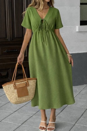 İTHAL AYROBİN KUMAŞ ELBİSE 188370