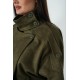IMPORTED SUEDE FABRIC ZIP-UP JACKET 192304