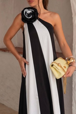 GRADIENT DESIGN EVENING DRESS 190125