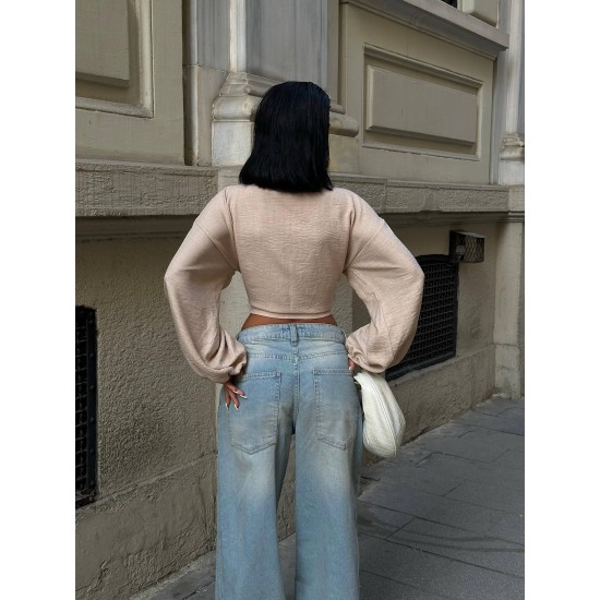 KETEN LOOK KUMAS BLUZ 188942