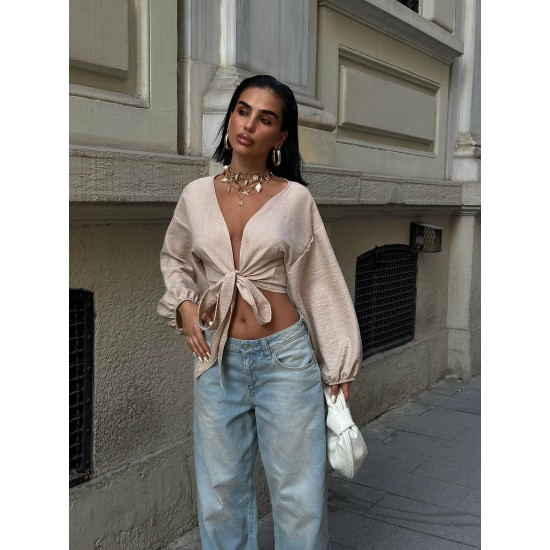 KETEN LOOK KUMAS BLUZ 188942