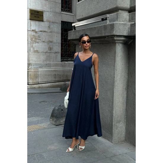 KETEN LOOK KUMAS ELBISE 188893