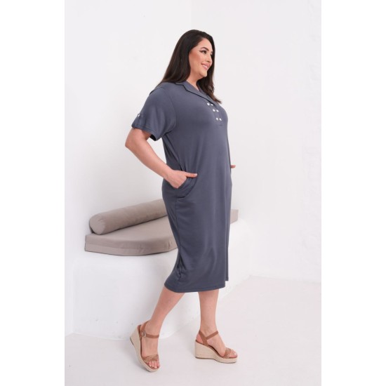 KRİSTAL KUMAŞ SİYAH ELBİSE 188258