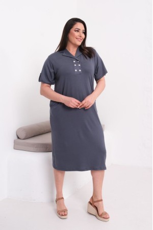 KRİSTAL KUMAŞ SİYAH ELBİSE 188258