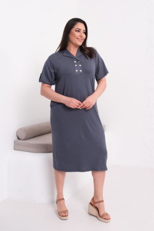 KRİSTAL KUMAŞ SİYAH ELBİSE 188258