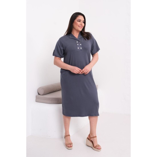 KRİSTAL KUMAŞ SİYAH ELBİSE 188258