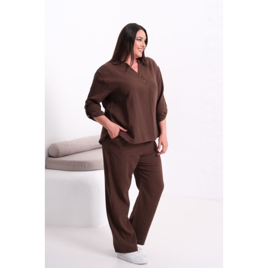 MUSLIN KUMAS PANTOLON TAKIM 190590