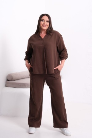 MUSLIN KUMAS PANTOLON TAKIM 190590