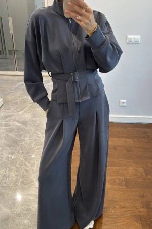 BELTED PLEATED WAIST OYSHO STYLE SET 191453