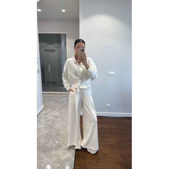 BELTED PLEATED WAIST OYSHO STYLE SET 191454