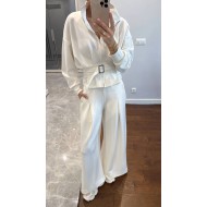 BELTED PLEATED WAIST OYSHO STYLE SET 191454