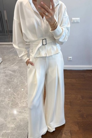 BELTED PLEATED WAIST OYSHO STYLE SET 191454