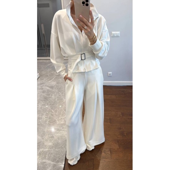 BELTED PLEATED WAIST OYSHO STYLE SET 191454