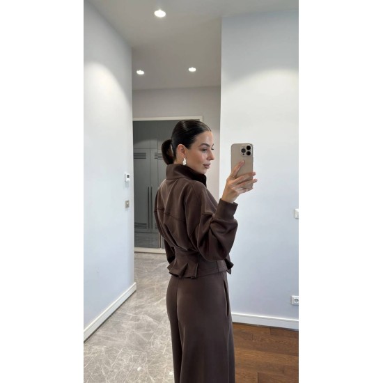 BELTED PLEATED WAIST OYSHO STYLE SET 191455