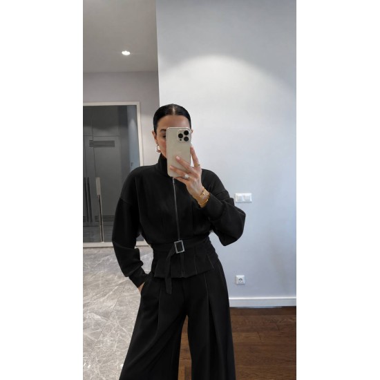 BELTED PLEATED WAIST OYSHO STYLE SET 191456