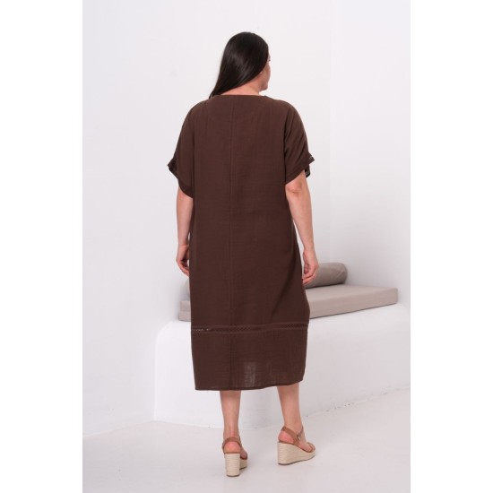 MUSLIN KUMAS ELBISE 190632
