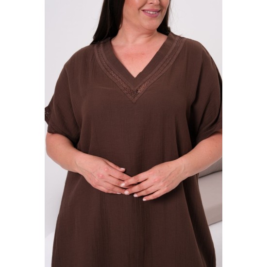 MUSLIN KUMAS ELBISE 190632