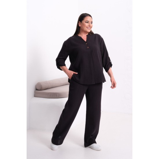 MUSLIN KUMAS PANTOLON TAKIM 190591