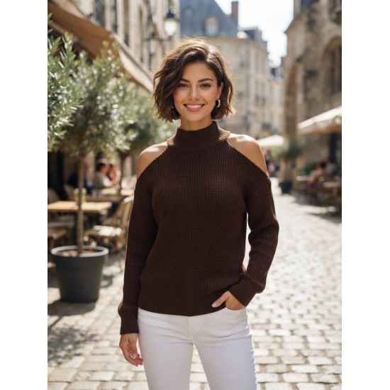 SHOULDER DETAIL SWEATER 192125
