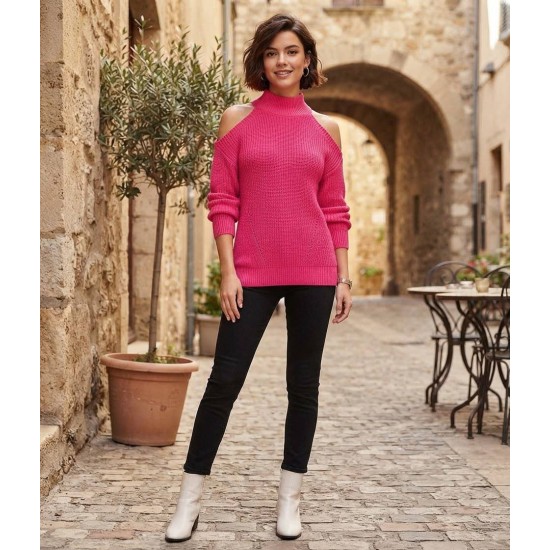 SHOULDER DETAIL SWEATER 192127
