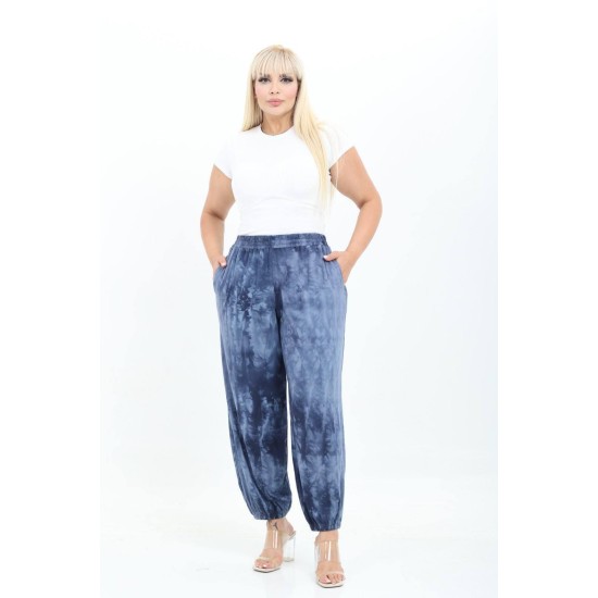 ÖRME STRETCH VISCOSE FABRIC SHALWAR PANTS 190986