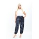 ÖRME STRETCH VISCOSE FABRIC SHALWAR PANTS 190987