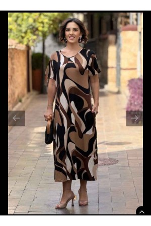 ÖRME VISKON ELBISE 188769