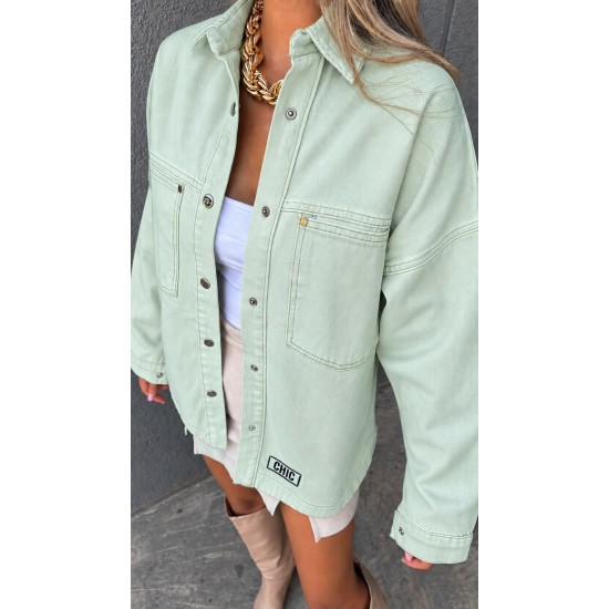 OVERSIZE DENIM CEKET 191638