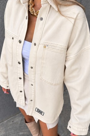 OVERSIZE DENIM CEKET 191644