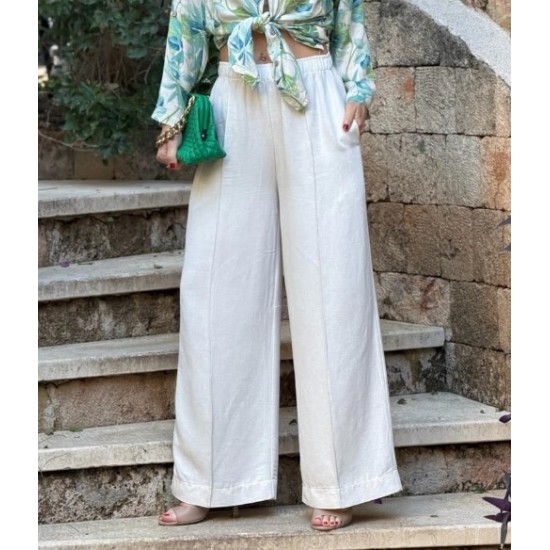 LINEN FABRIC PANTS 188502