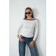 OYSHO FABRIC BOAT NECK TOP 192312