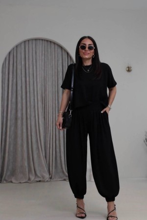 OYSHO MODAL HAREM PANTS SET 189822