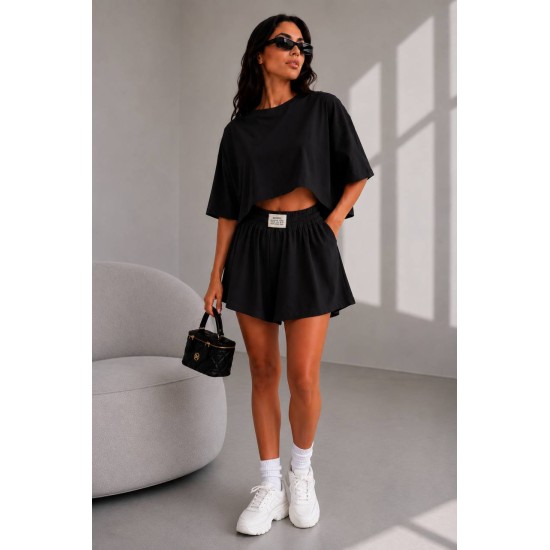 LOGO DETAIL SHORTS SET 190434