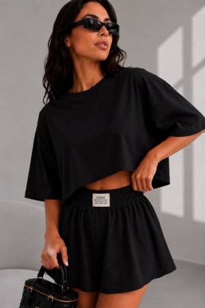 LOGO DETAIL SHORTS SET 190434