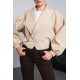 PALERMO FABRIC BELT DETAIL JACKET 192313