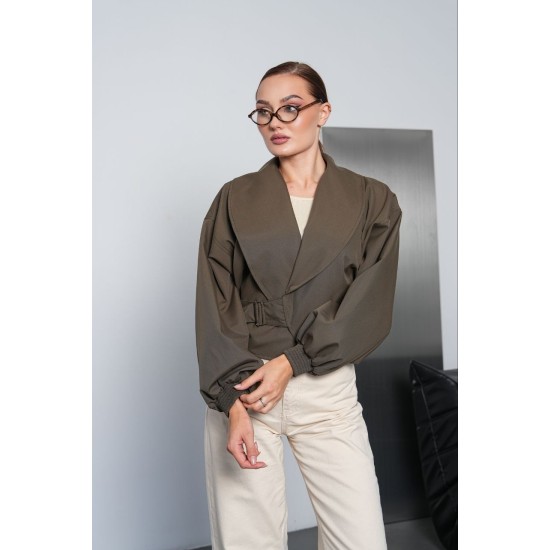 PALERMO FABRIC BELT DETAIL JACKET 192316